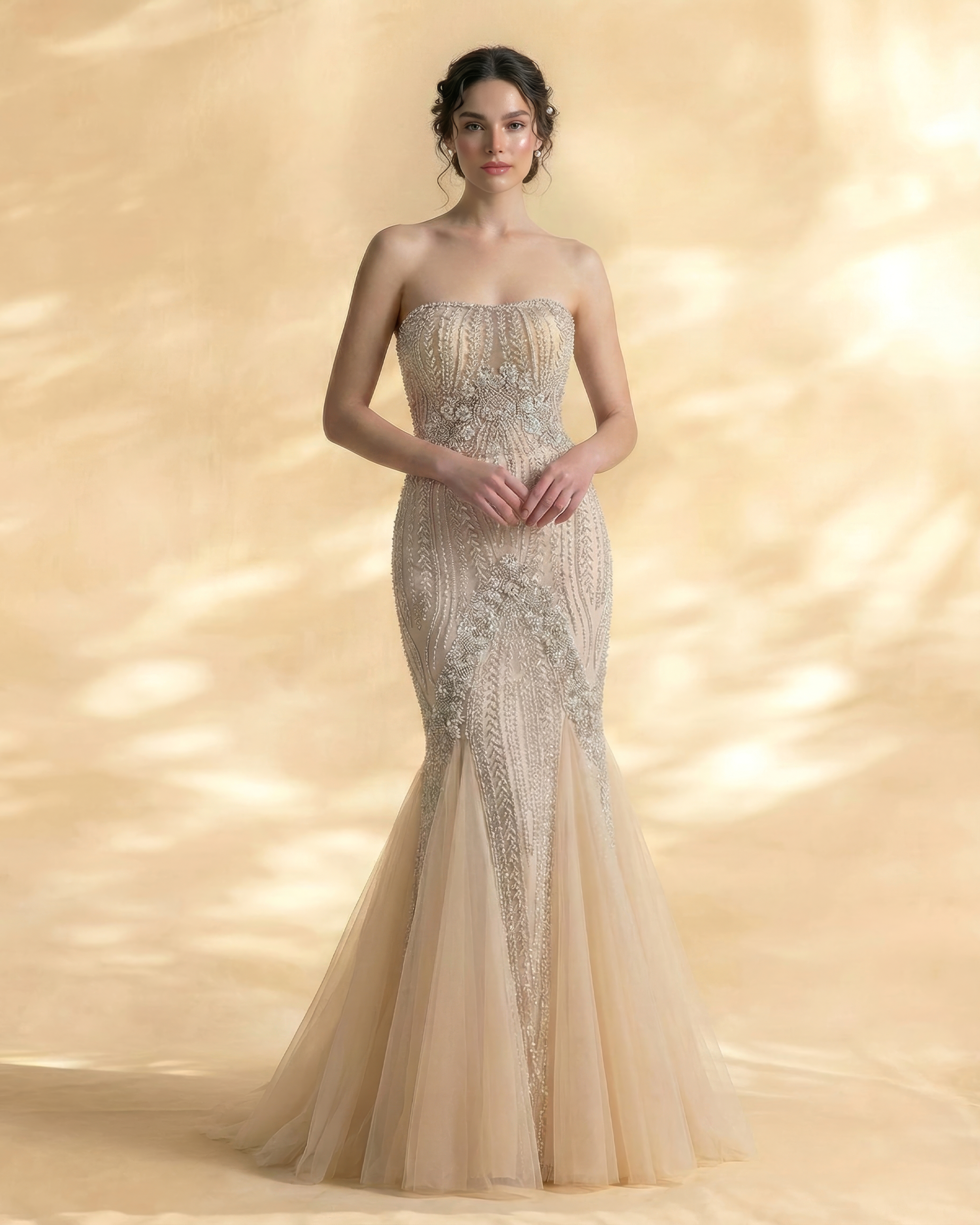 desert formal dress Rose – Custom Evening Wedding dresses