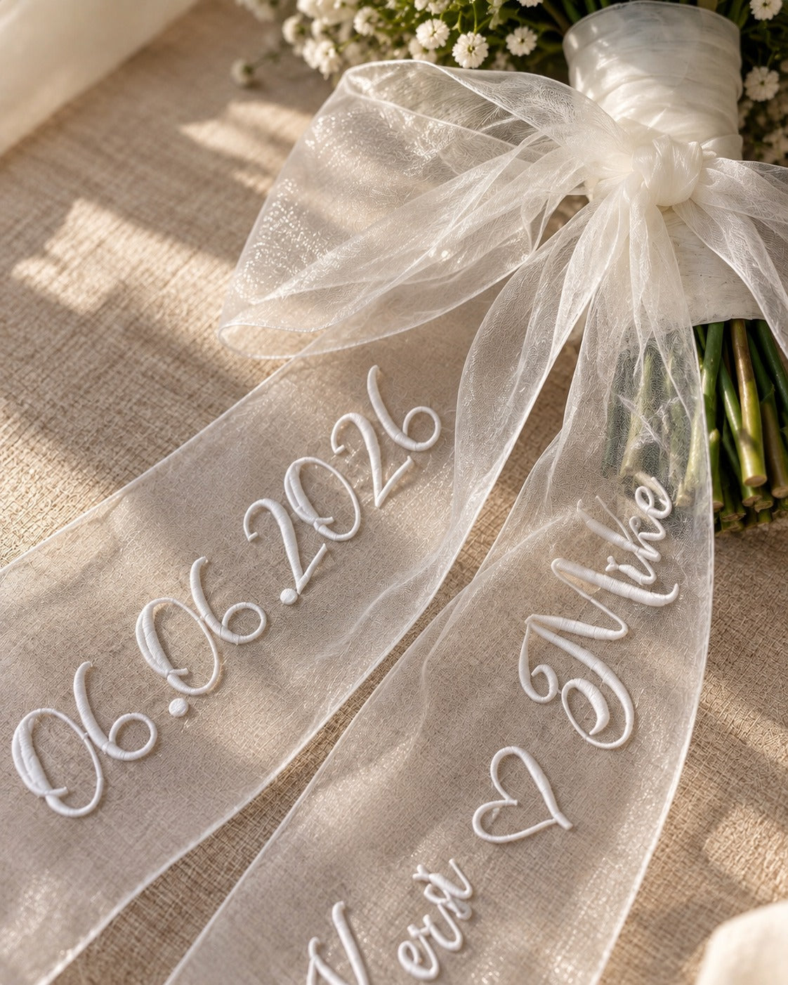 Personalized Bouquet Ribbon